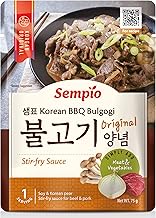 Bulgogi Sempio BBQ Sauce (75g) - Authentic Korean Kitchen at Home. Tasty Sauce for Sautéed Beef and Vegetables