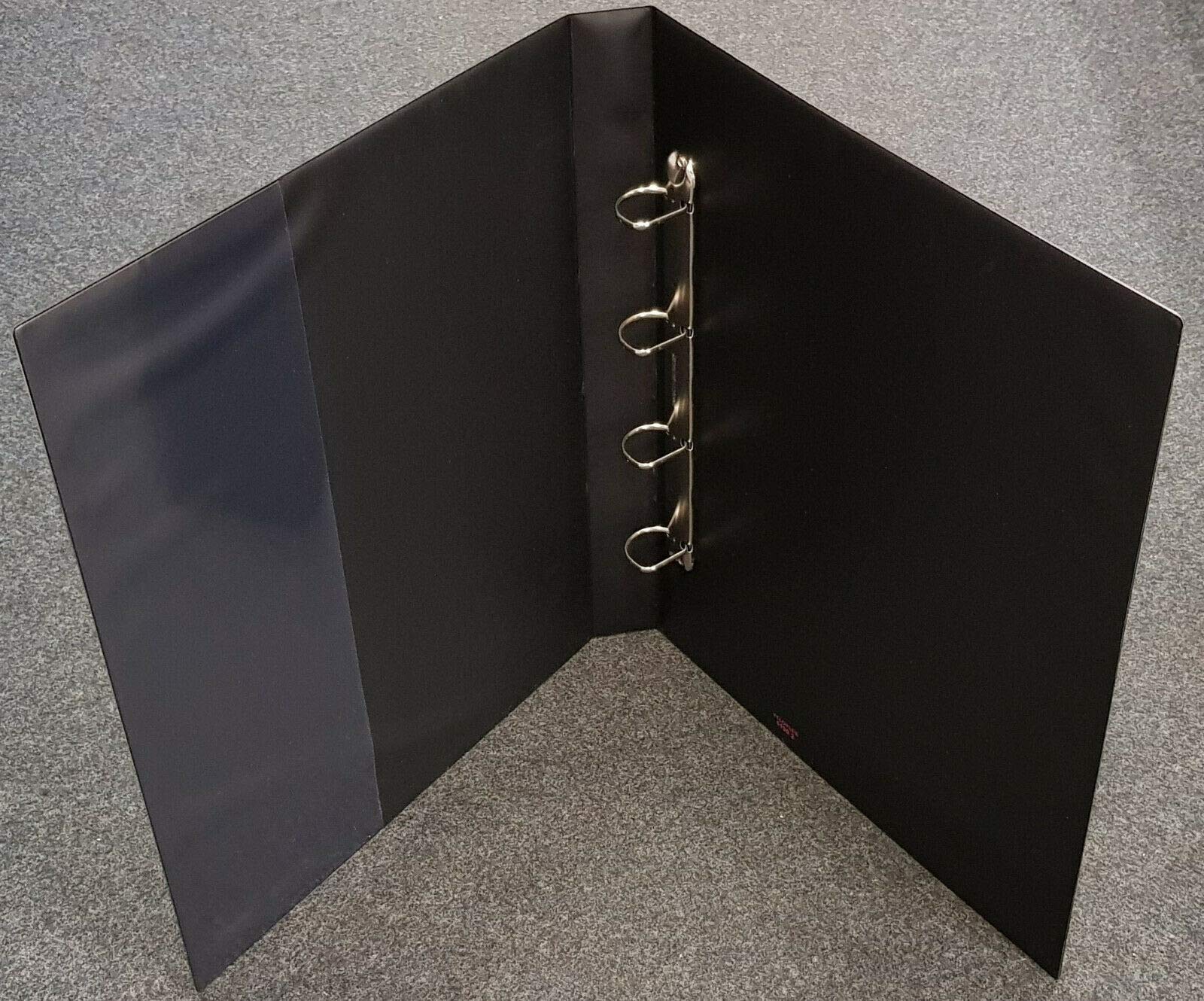 PS-Handelshaus Ringbuch A3 Hochformat mit 100 A3 Prospekthüllen | 1x Veloflex Exclusiv Ringbuch A3 Hoch + 100x glasklare PP Sichthüllen. Dokumentenecht & zu 100% recycelbar.