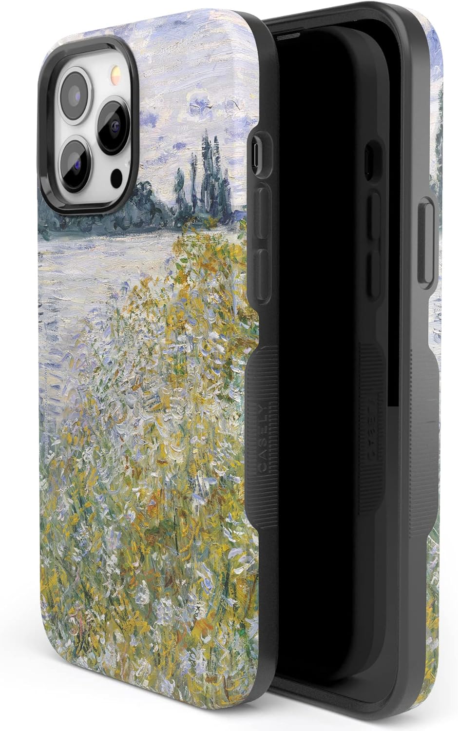 Casely iPhone 13 Pro Case | Monet's Summer Landscape | The Met Museum | Bold Protective Design | Compatible with MagSafe