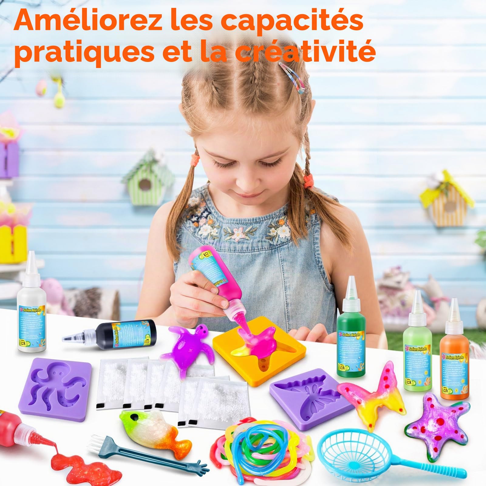 Magic Water Elf, 20 Bouteilles Aqua Gel, DIY Magic Gel Magique Activites Manuelles pour Enfants