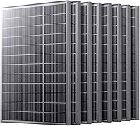 Vista 10 de N-Type 16BB - Panel solar de 100 W, panel solar compacto de 12 V y 100 W, 25 % módulo fotovoltaico monocristalino de alta eficiencia, para camping