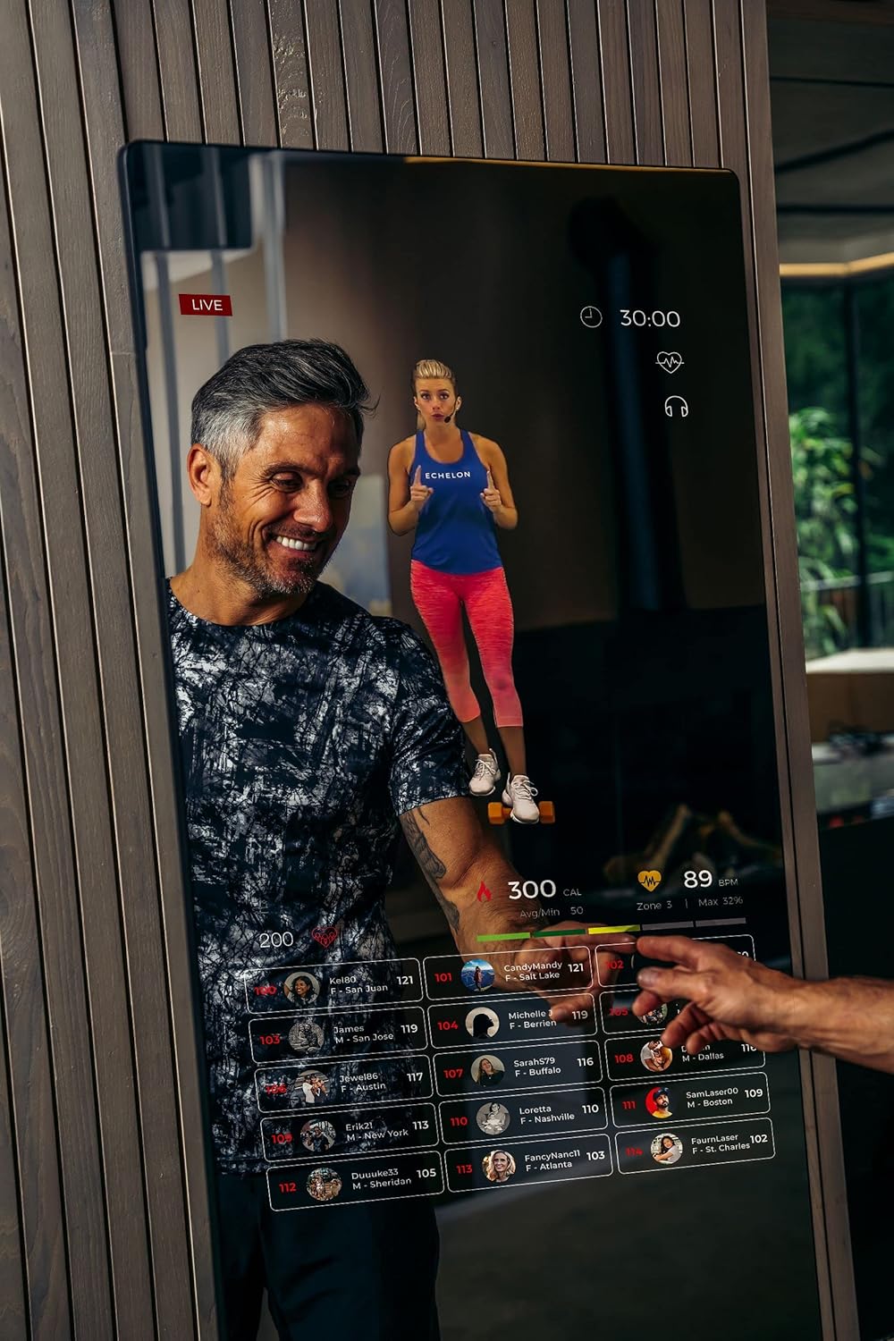 Echelon Reflect Touchscreen Smart Fitness Mirror + 45 days free