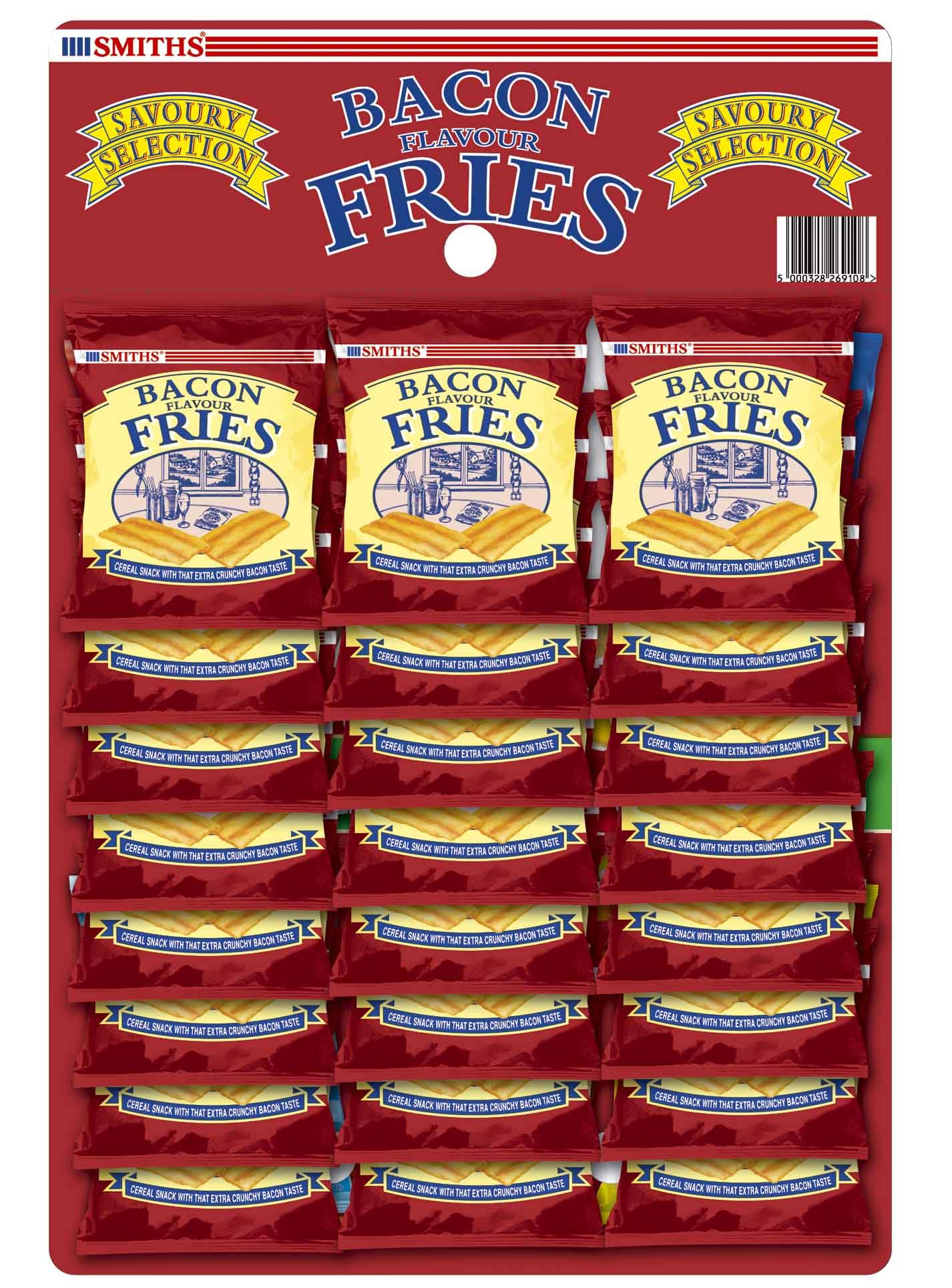 Smiths Pub Card Bundles Bacon Scampi Fries 24 x 24g (48 x Bacon Fries)