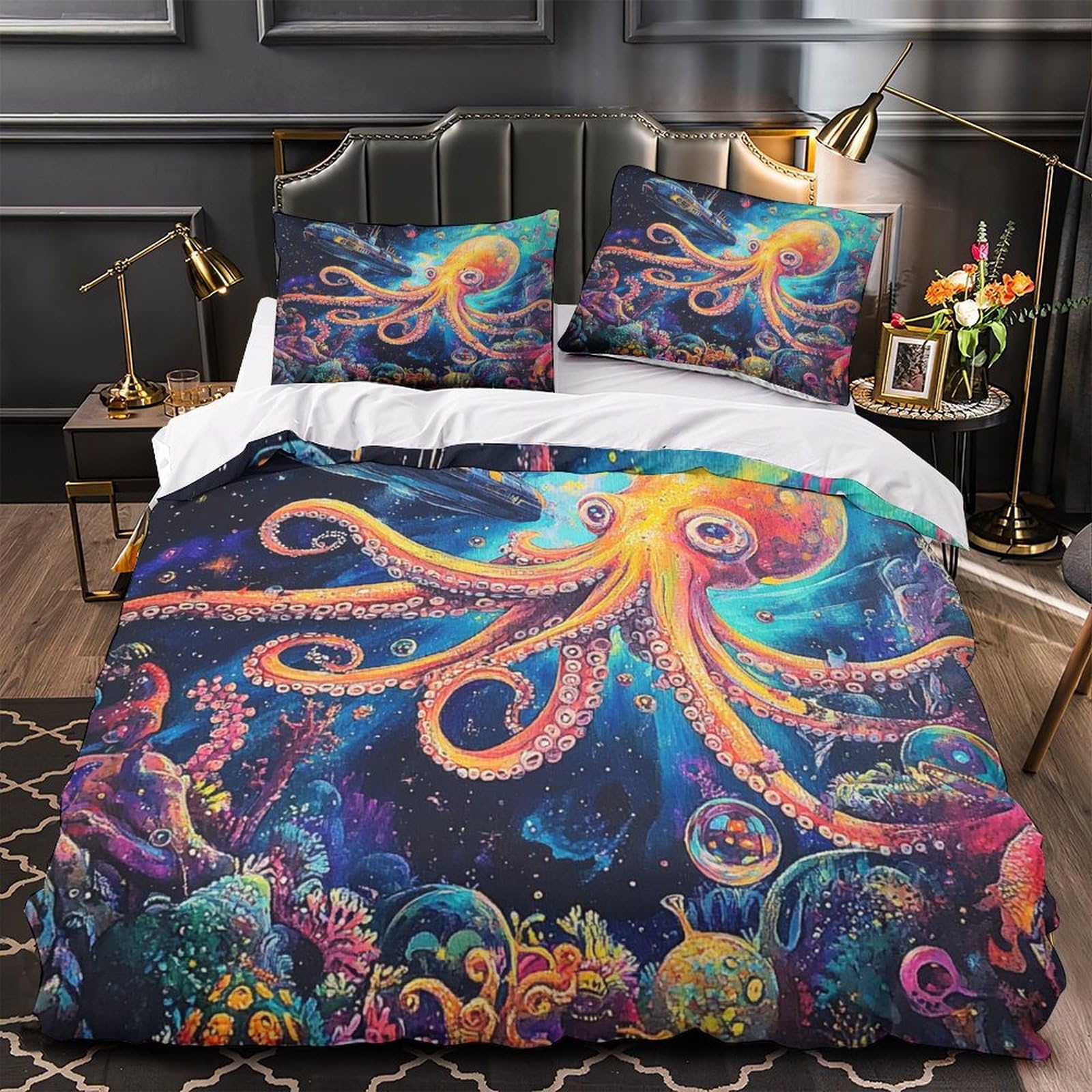 Parure de lit océan 140x200 pour transformer votre chambre d'adulte