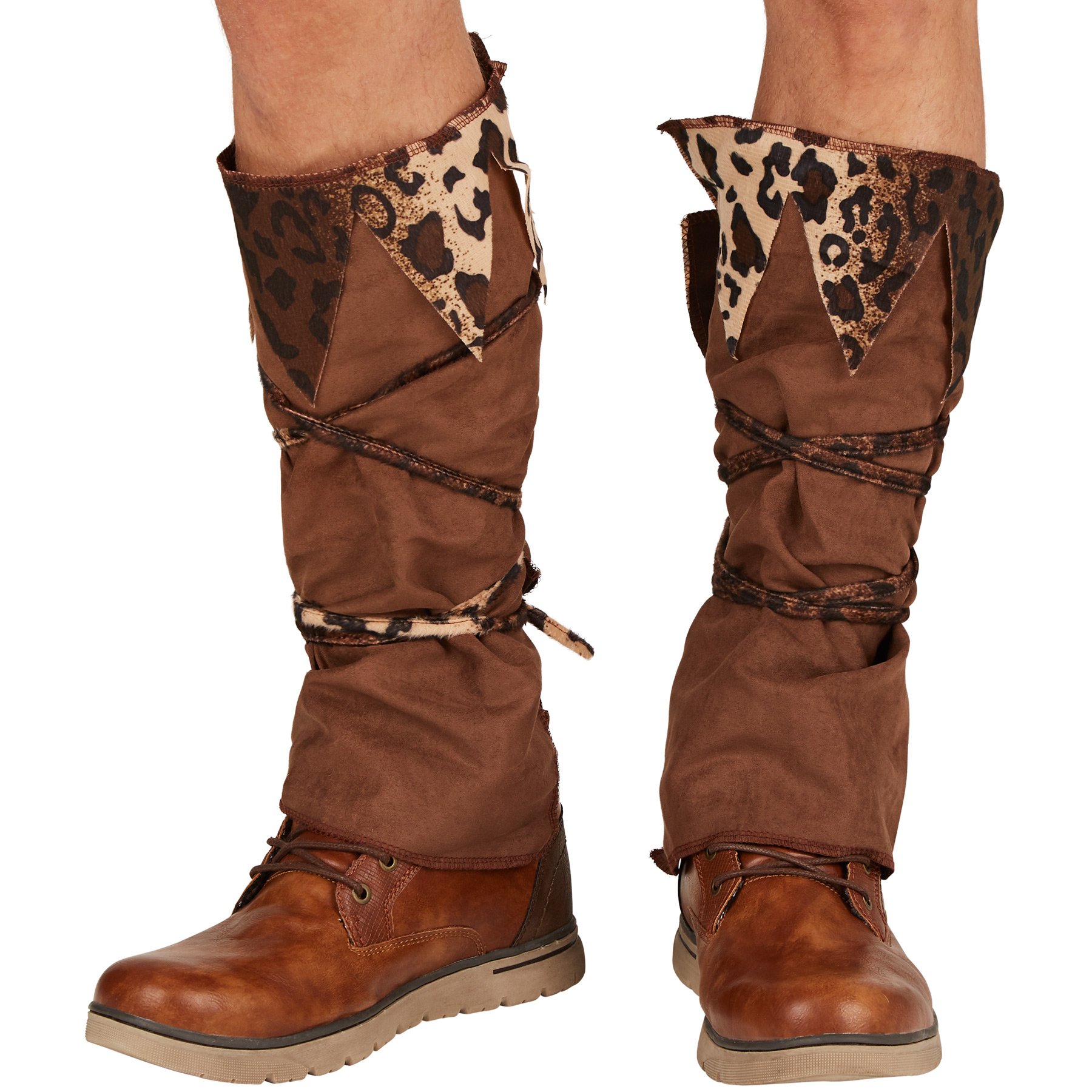 TecTake dressforfun Costume pour Homme Chasseur de l’Âge de Pierre | Tunique Confortable | Costume de Carnaval Parfait et Sauvage (L | No. 301346)