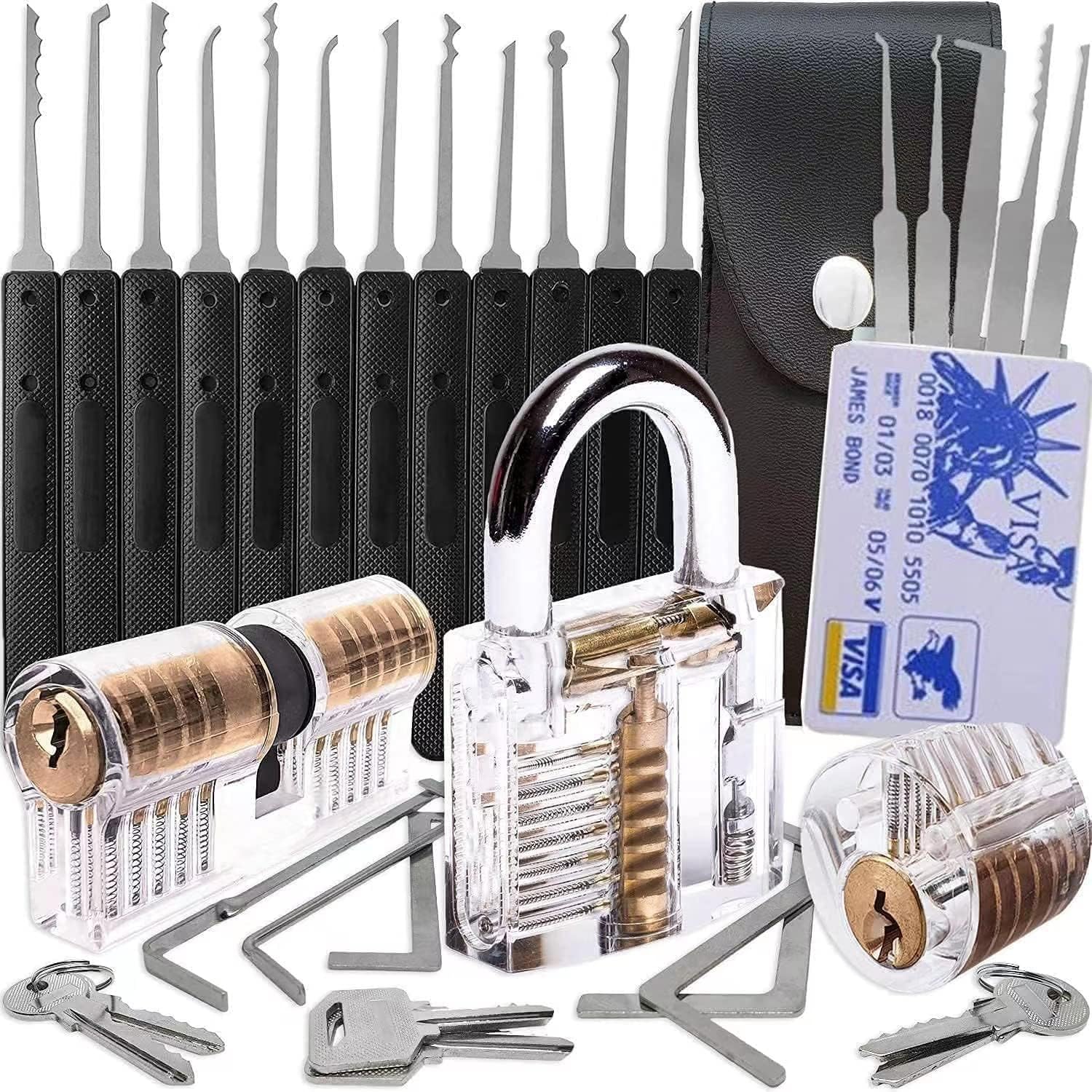 Pick Tools, 34PCS Multi-Functional Combination Home Improvement Simple Accessory Set Tools kit
