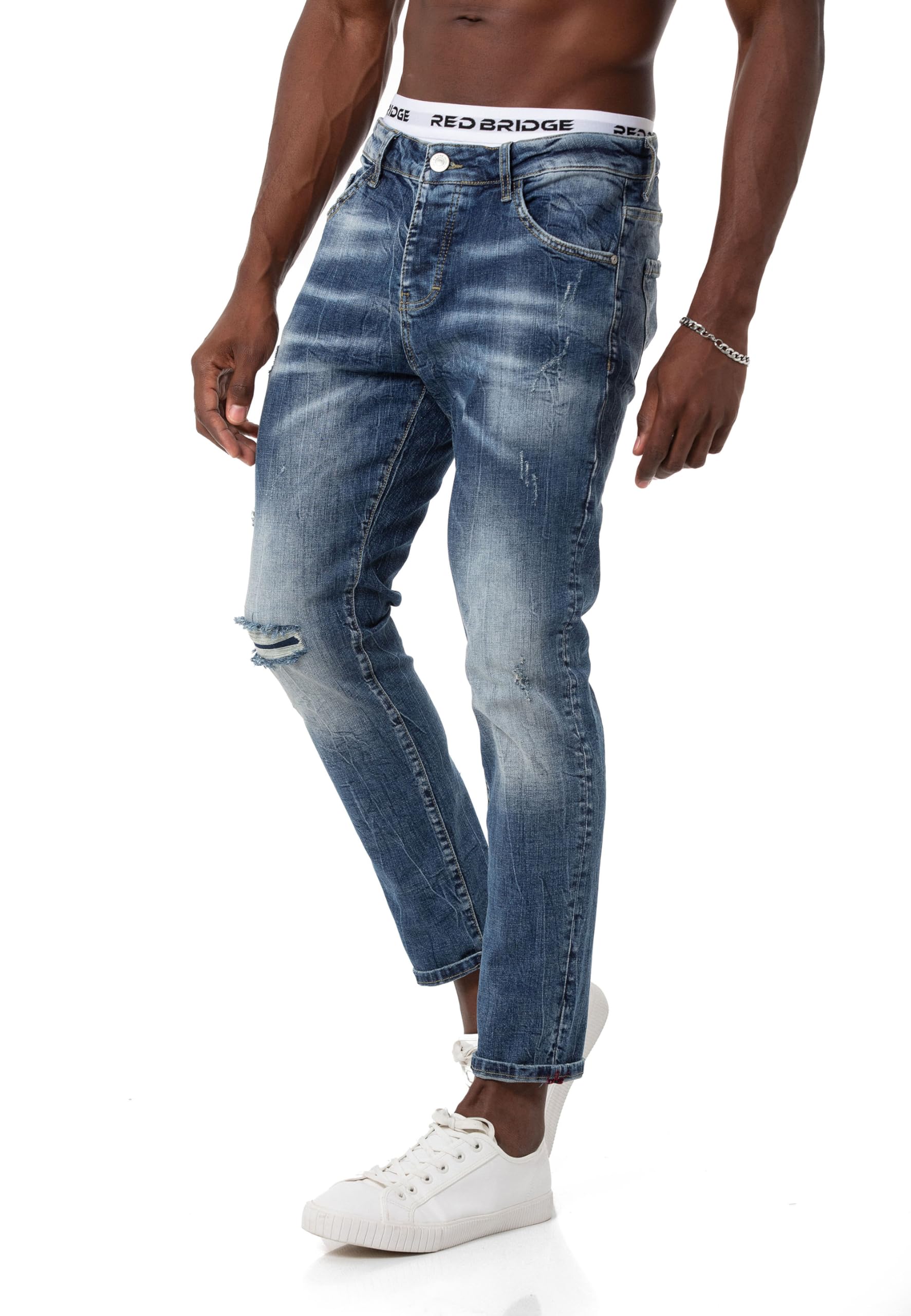 Red Bridge - Jeans da uomo, in denim
