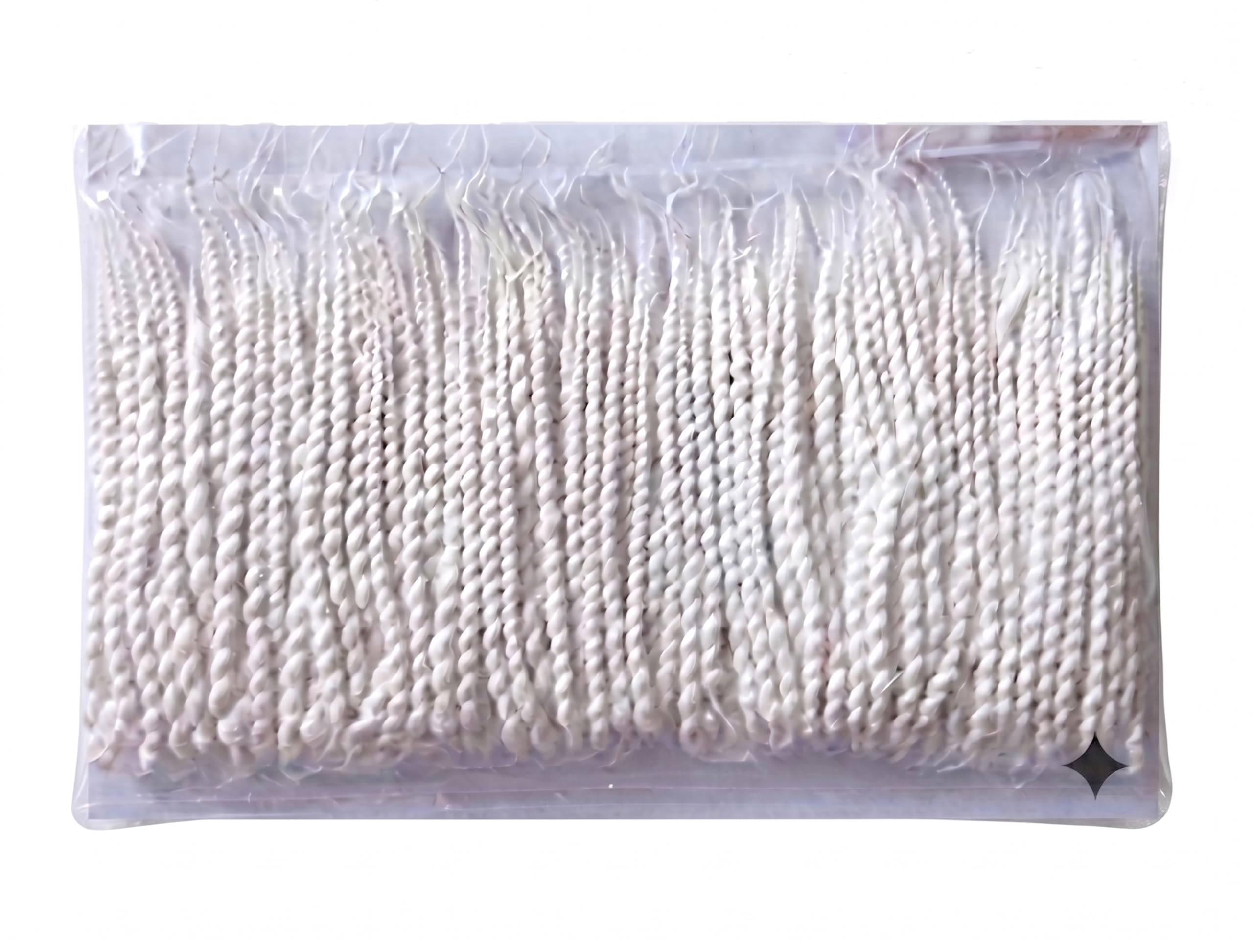 On Blow White Twisted Long Cotton Double Thread Wicks for Pooja Diya Batti, 595 Wicks, Pack of 85 x 7 Packets-picture-30
