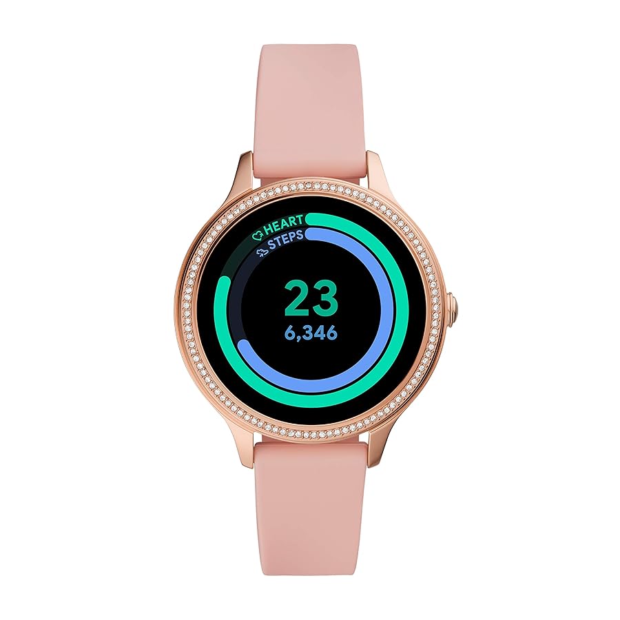 Amazon.com: Fossil 42mm Gen 5E Stainless Steel and Silicone