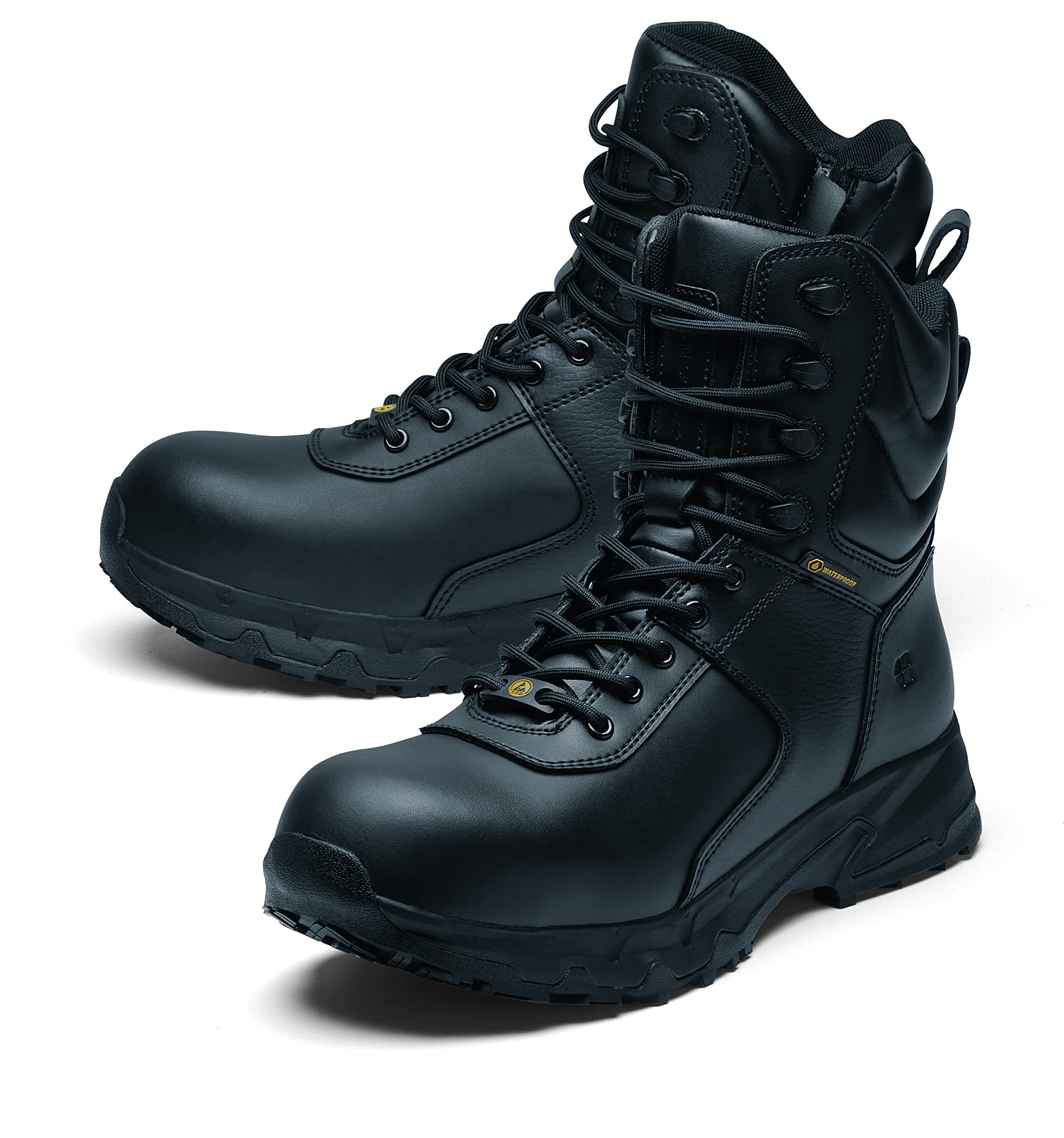 Shoes for Crews Guard High, Chaussures de sécurité certifiées CE S3 HRO WR SRC, Bottes de travail unisexes avec semelle extérieure antidérapante, Chaussures sûres hydrofuges pour hommes et femmes