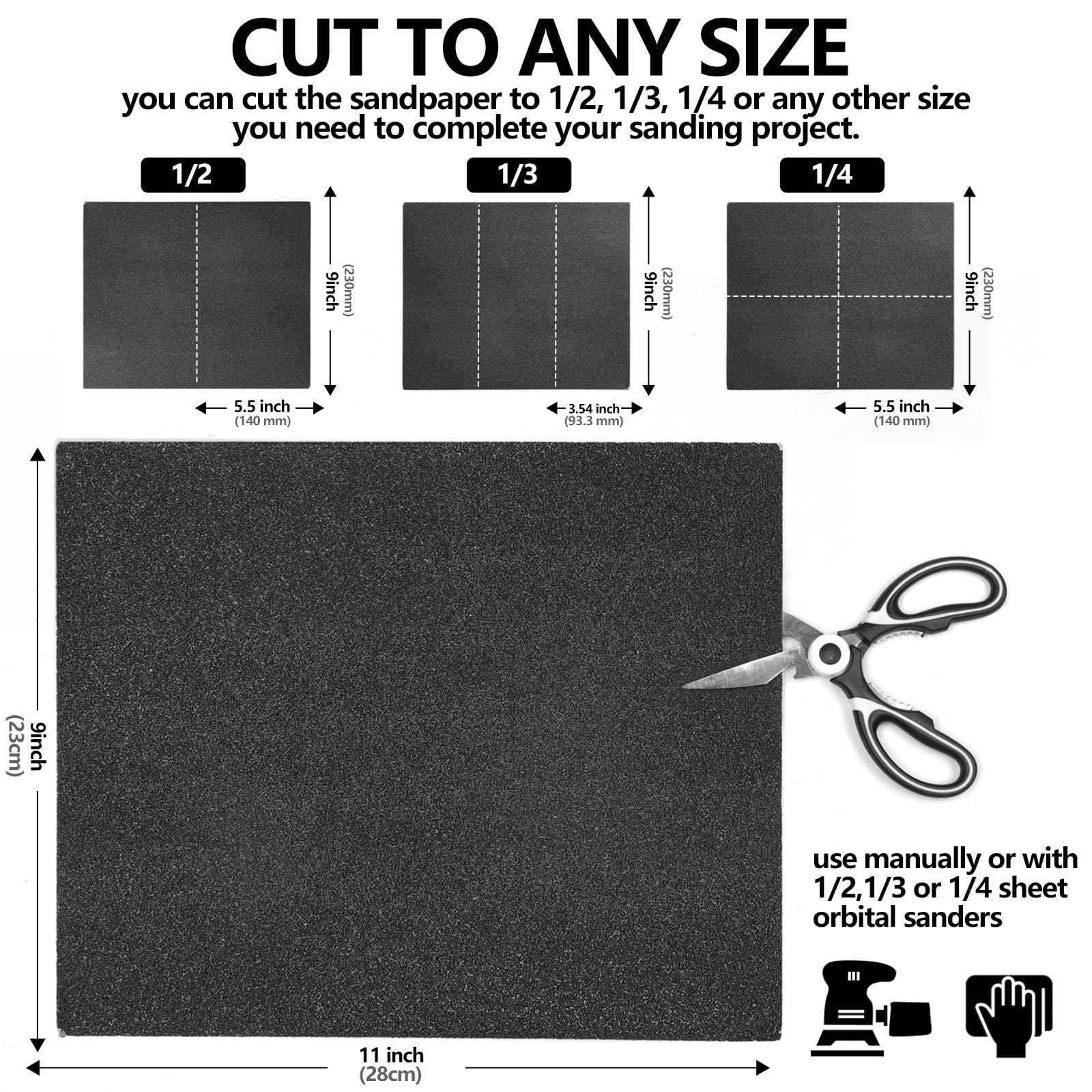 MOGRQAP 12 Sheets 2000 Grits Sanding Paper - Image 2