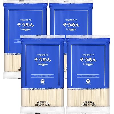 by Amazon そうめん 1kg x 4袋