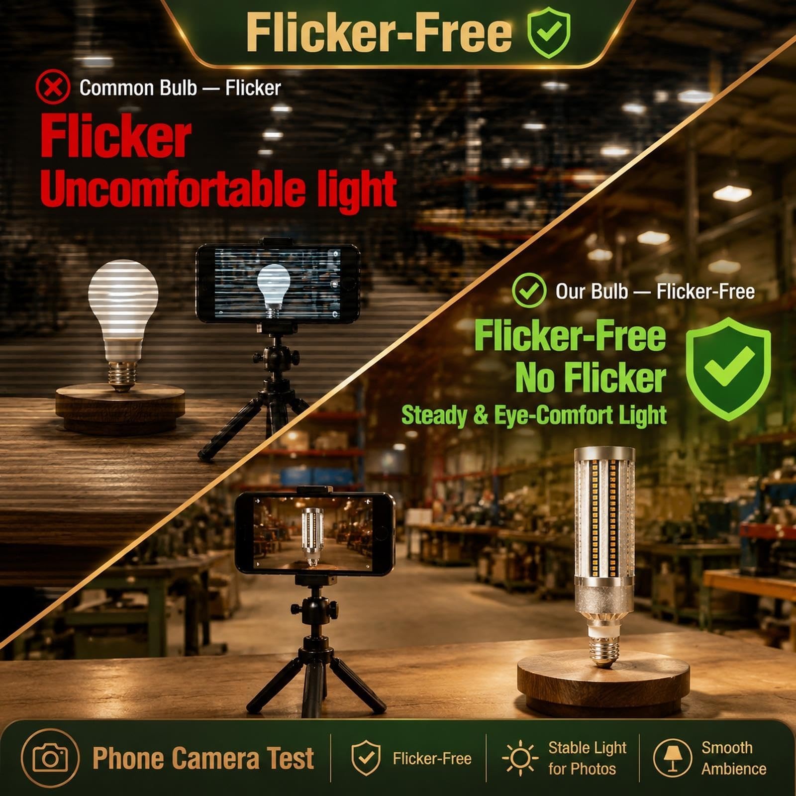 Lampadina LED Mais E27 Luce Calda 3000K 25W Non Dimmerabile Magazzino