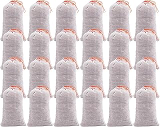 Suwimut 24 Pack Cedar Sachets Bags, Red Cedar Chips Sachets for Shoes Cl...