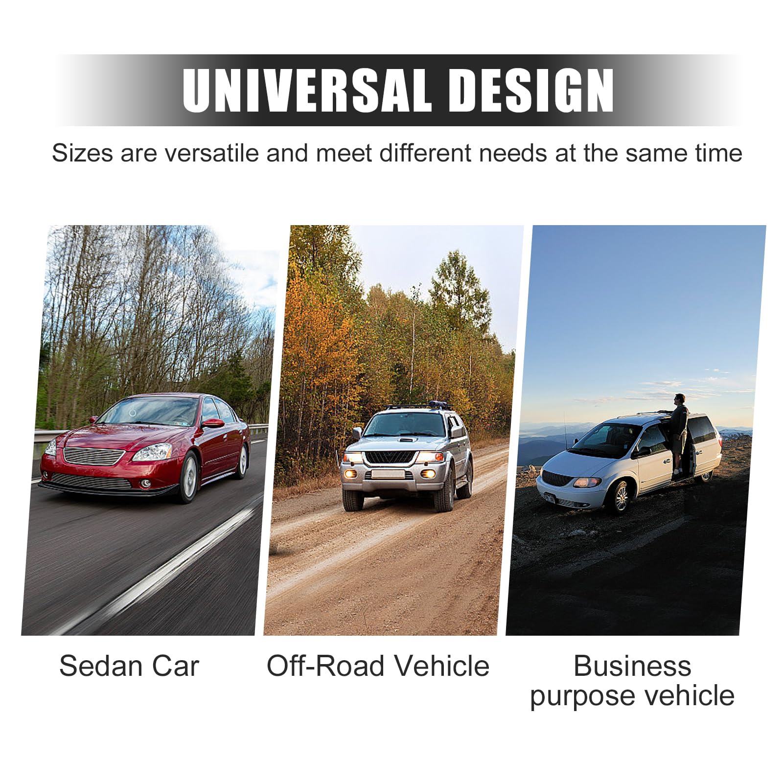 ZBGUN 1 PC Car Half Car Cover Sunshade Windshield Hood All-Season Protection Waterproof Dustproof Frostproof Portable Car Cloth — view 4