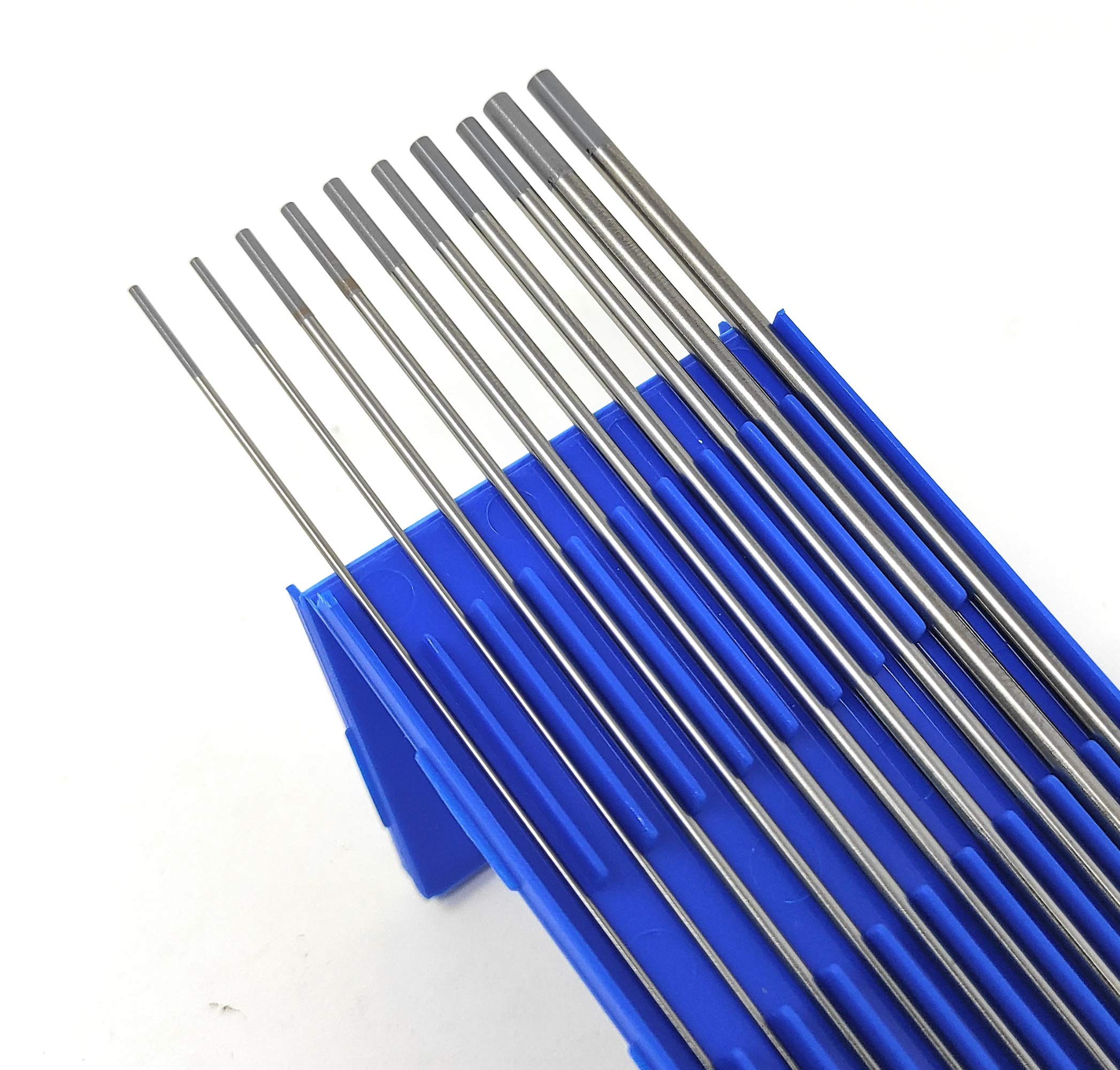 ELCAN Tungstens TIG cerio 2.0% grigio WC20 professionale, 1.0 1.6 2.0 2.4 3.2 3.2 elettrodi per saldatura torcia TIG, 10 unità - Dimensioni: 1.0/1.6/2.0/2.4/3.2 x 175mm