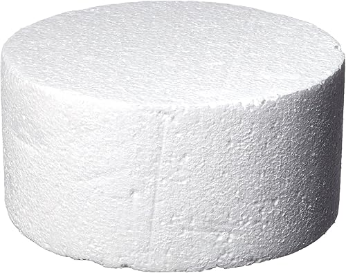 Golda's Kitchen Maniquí de pastel redondo - 8" × 4" H