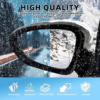 Amazon.com: Black Left Driver Side Mirror Replacement For