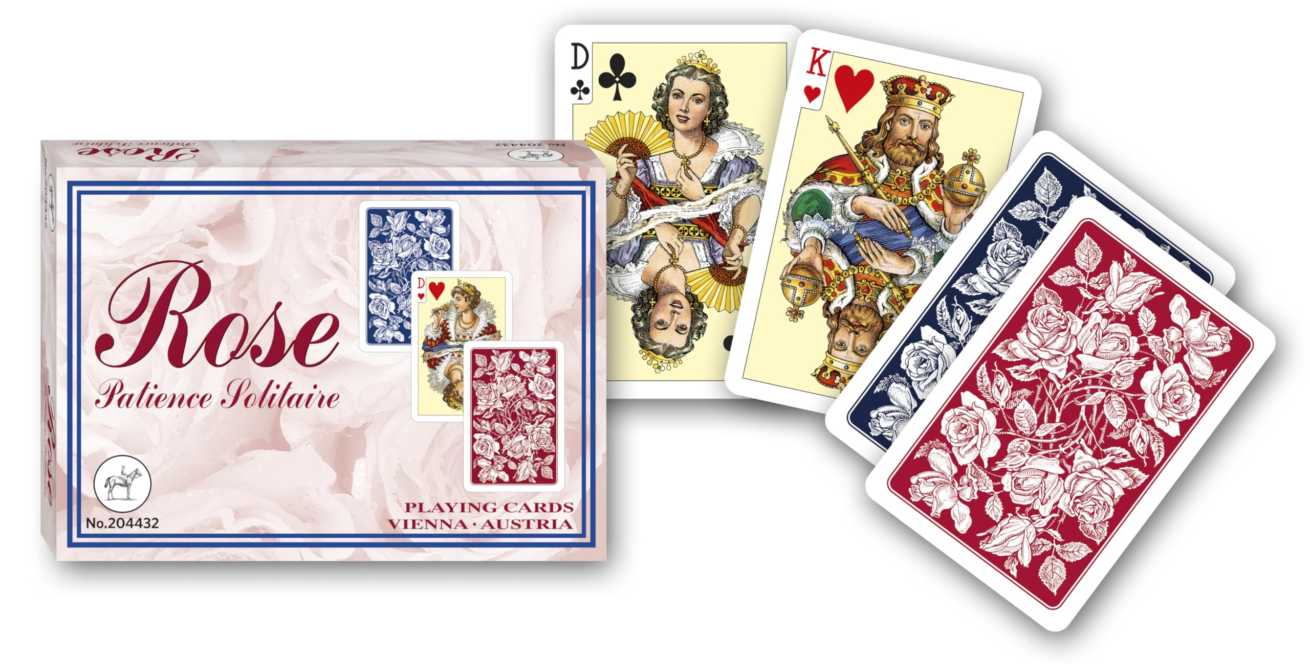 Piatnik 2044 Roses Patience, 10 x 7 x 10 cm