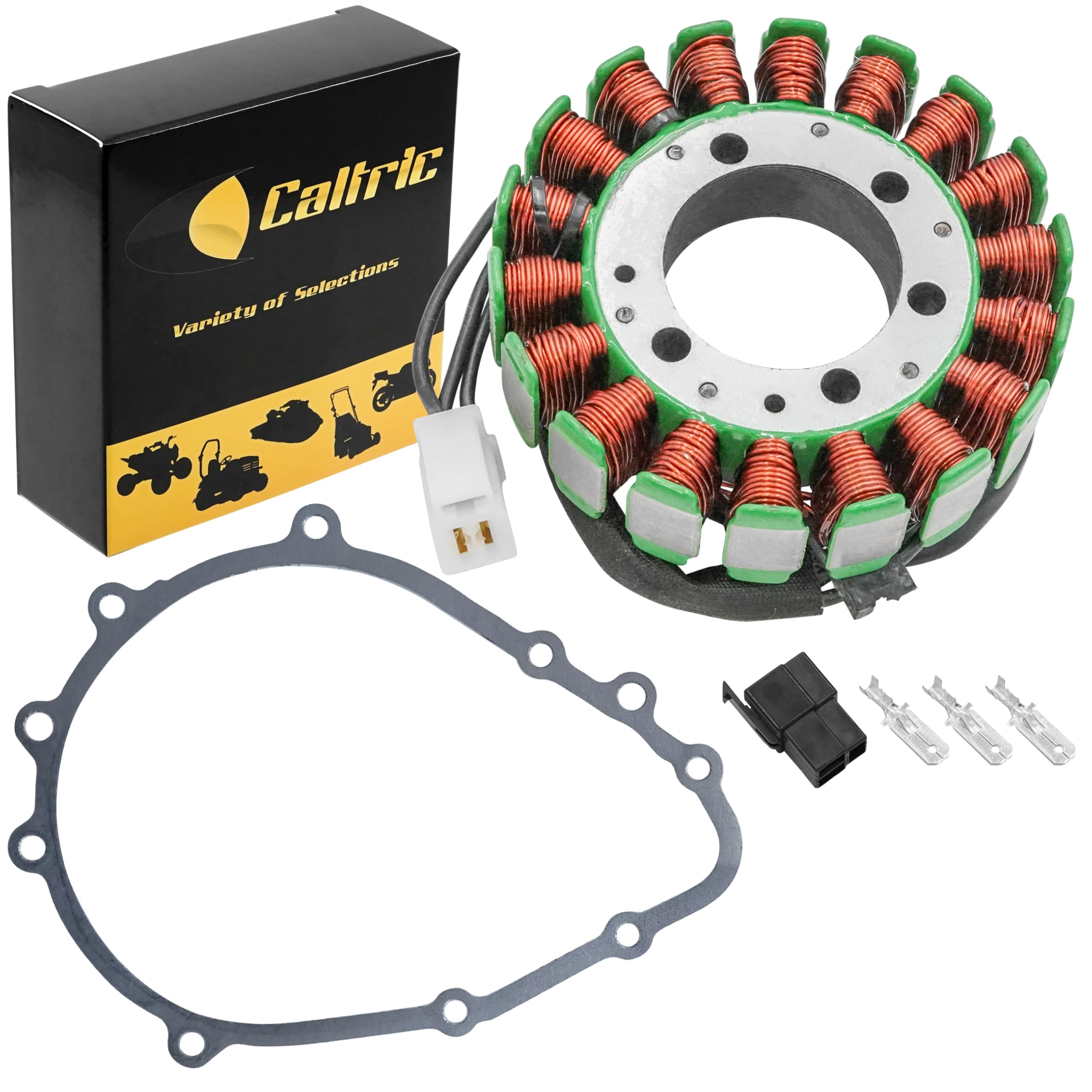 Amazon.com: Caltric Stator and Gasket Compatible With Kawasaki