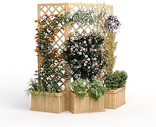 10 Hot Tub Pergola Ideas for Privacy and Weather Protection 10 Cedar Privacy Screen with Planter Box - 3-Panel 65