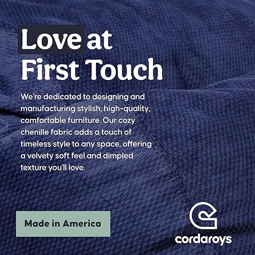 Miniatura 31 de CordaRoy's Puf de felpilla, silla convertible que se pliega de puf a cama, como se ve en Shark Tank, color carbón, tamaño Queen