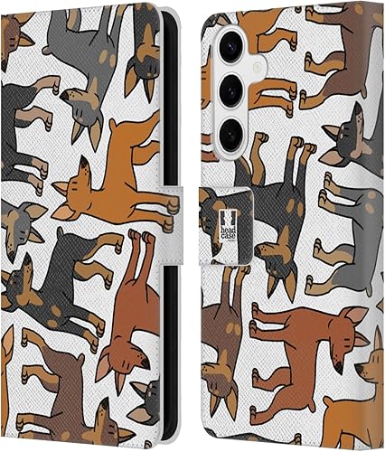 Miniatura 10 de Head Case Designs Chow Chow Dog Breed Patterns 4 Leather Book Wallet Case Cover Compatible with Samsung Galaxy S24+ 5G