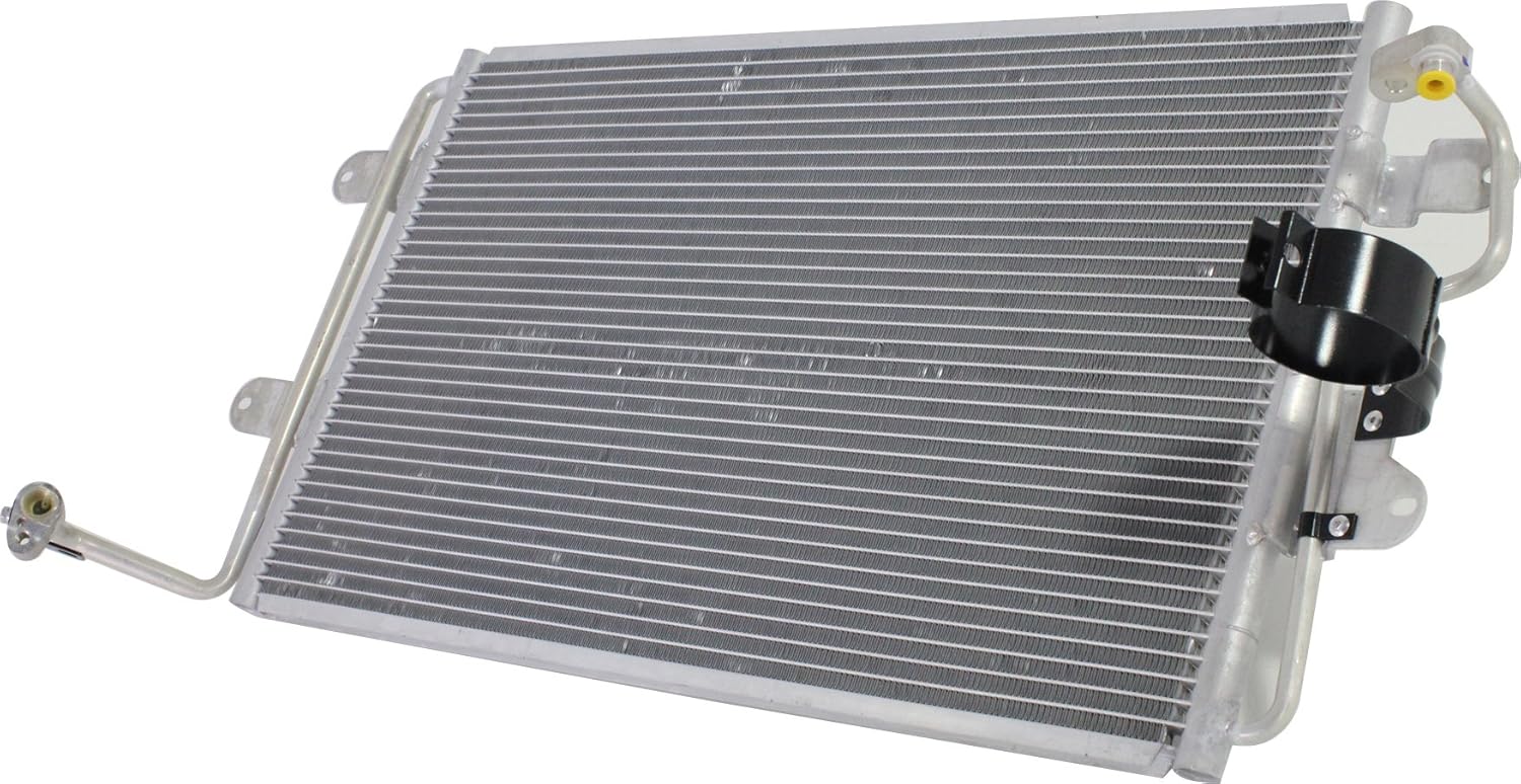 Kool Vue A/C Condenser Compatible with 2000-2006 Audi TT Quattro, 2000-2006 TT, Fits 1999-2005 Volkswagen Jetta & 2005-2010 Beetle - VW3030108