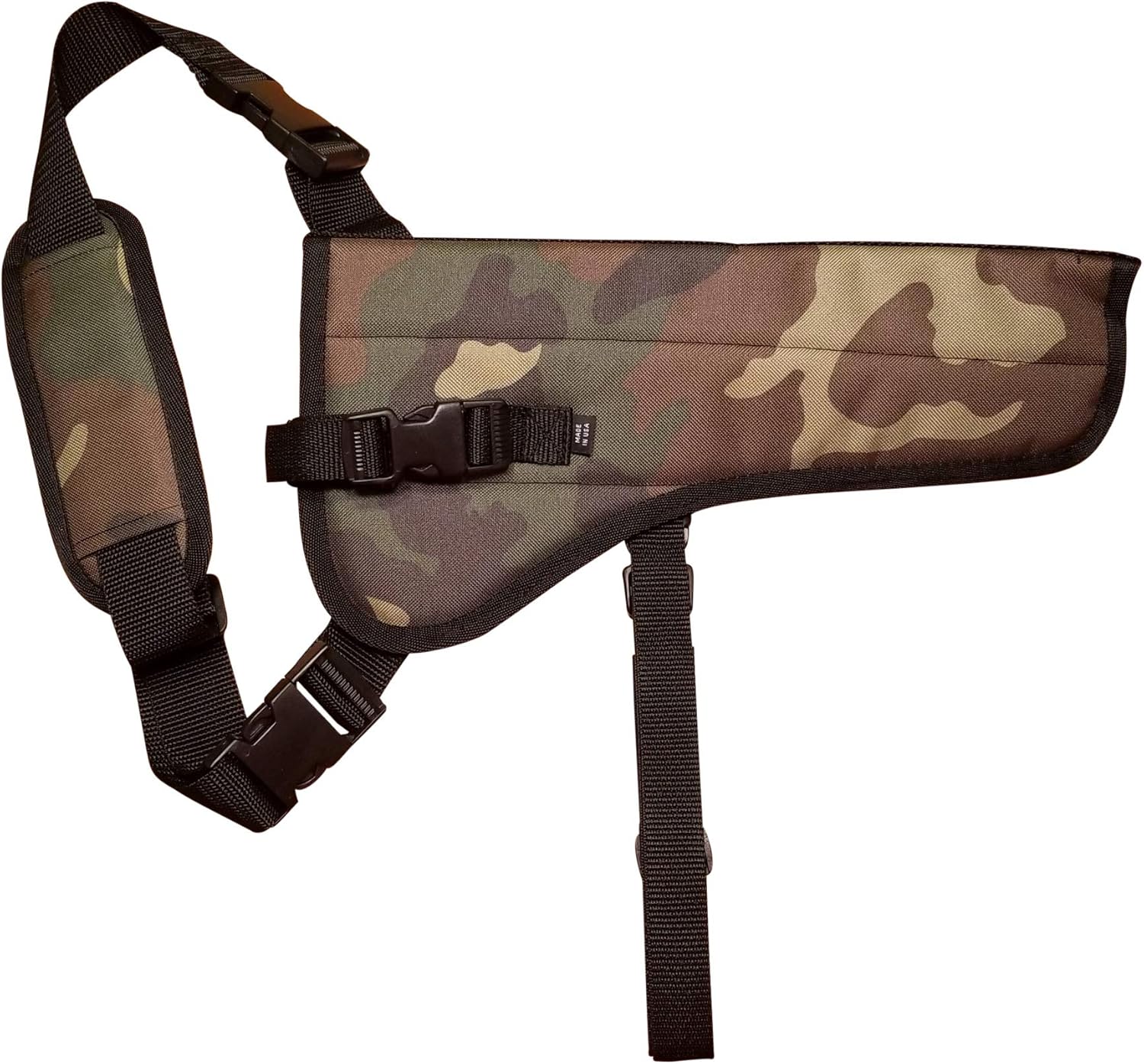 Chest/Shoulder Gun Holster | Fits S&W Model 629 Magnum/Stealth Hunter 44 Mag Revolvers with Smaller Scope in 7.5" Barrel Lengths