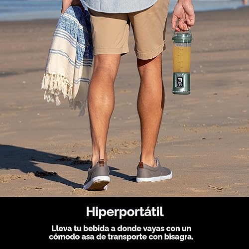 Miniatura 7 de Ninja BC151EM Blast - Licuadora portátil, inalámbrica, recipiente de 18 onzas, licuadora personal para batidos y batidos, sin BPA, tapa a prueba