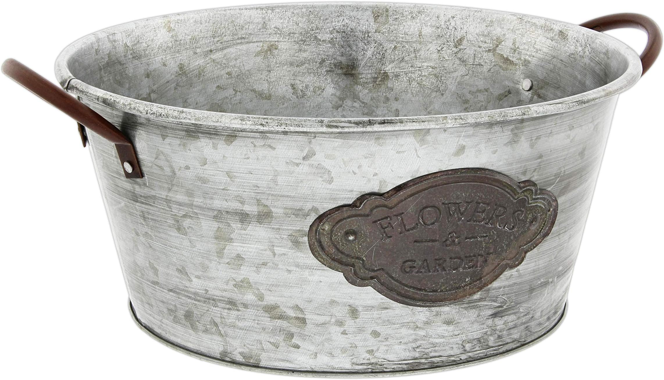 Lucky WinnerFlowers & Garden Galvanized Metal Bucket Planter (9.5)