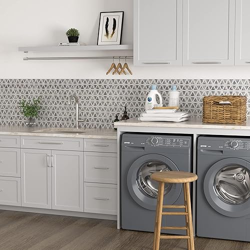 Miniatura 2 de Kichae Fregadero de lavandería de 21 x 18 pulgadas, fregadero de acero inoxidable de 12 pulgadas de profundidad para debajo de la encimera, lavabo