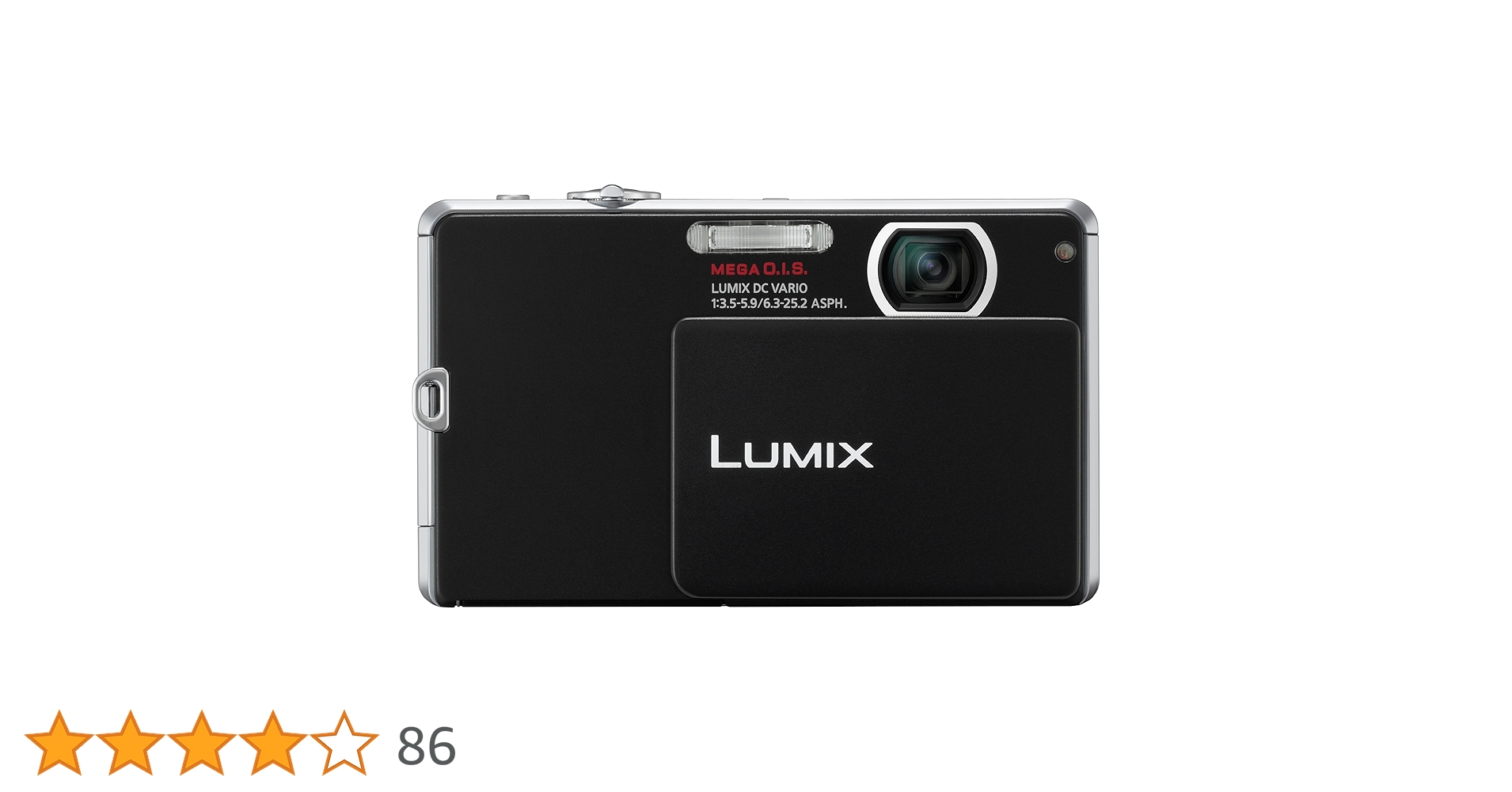 Panasonic Câmera digital Lumix DMC-FP1 de 12,1 MP com zoom