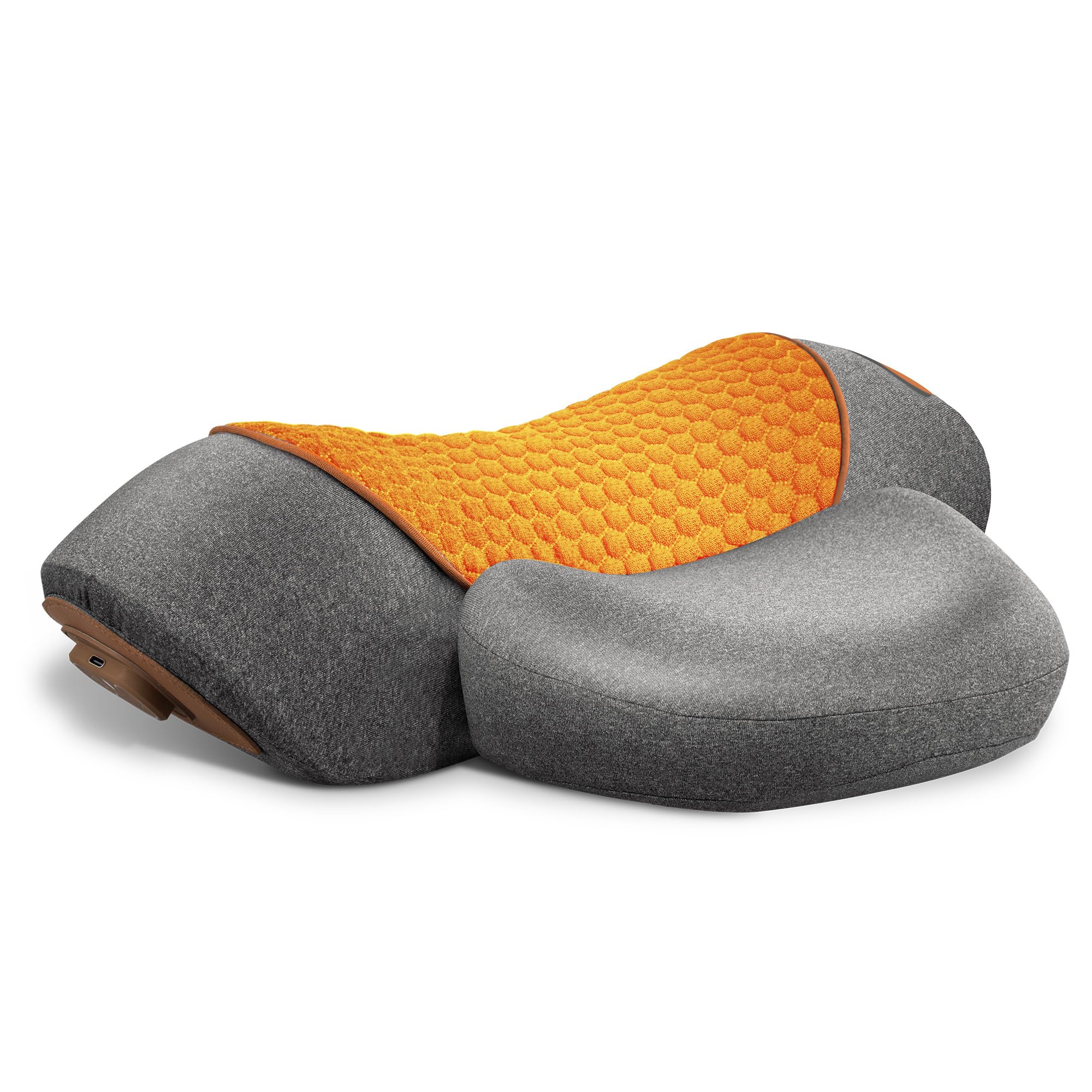 3-in-1 Rechargeable Neck Massager Pillow - Pillow Massage Neck Hump for Shoulder Pain, Deep Tissue Pain Relief, with Heating and Traction Function, Hump Corrector for Women