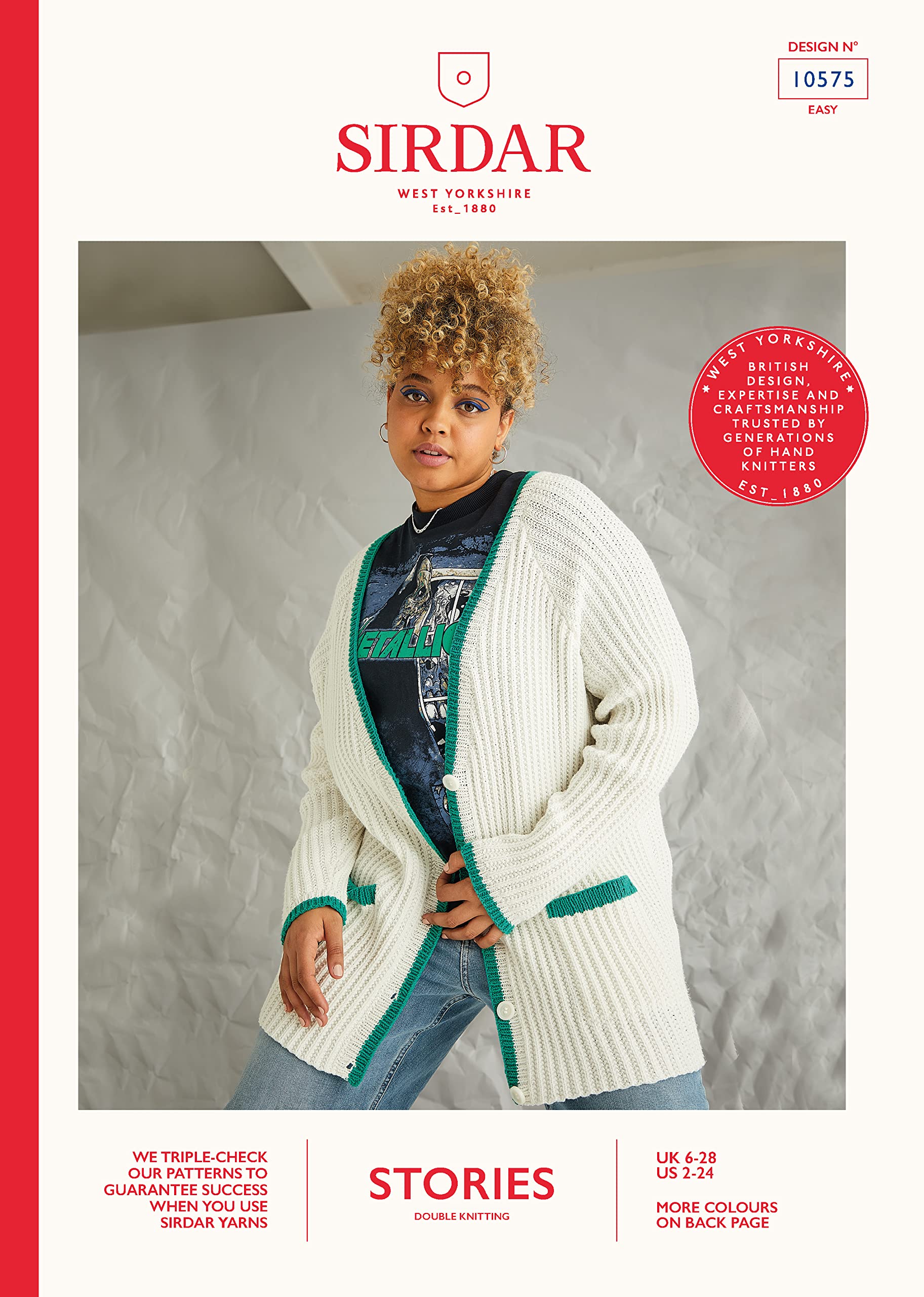 Sirdar Stories DK Knitting Pattern - 10575 Cardigans