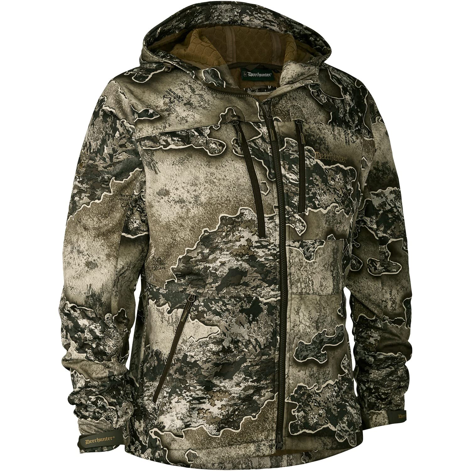DeerhunterExcape Softshell Jacket Realtree EXCAPE XXX-Large Camo - Hunting jacket insulated weatherproof for Men