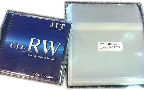 2000 bolsas de celofán para celofán de CD estándar (por UNIQUEPACKING)