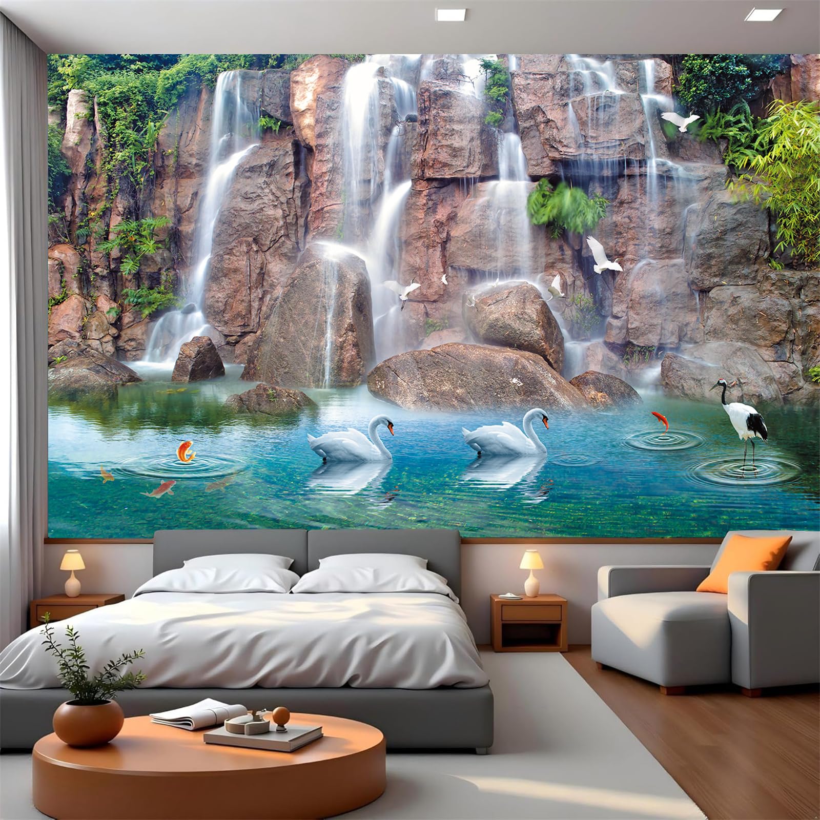 Papier peint autocollant 3D lessivable grand format FLFK