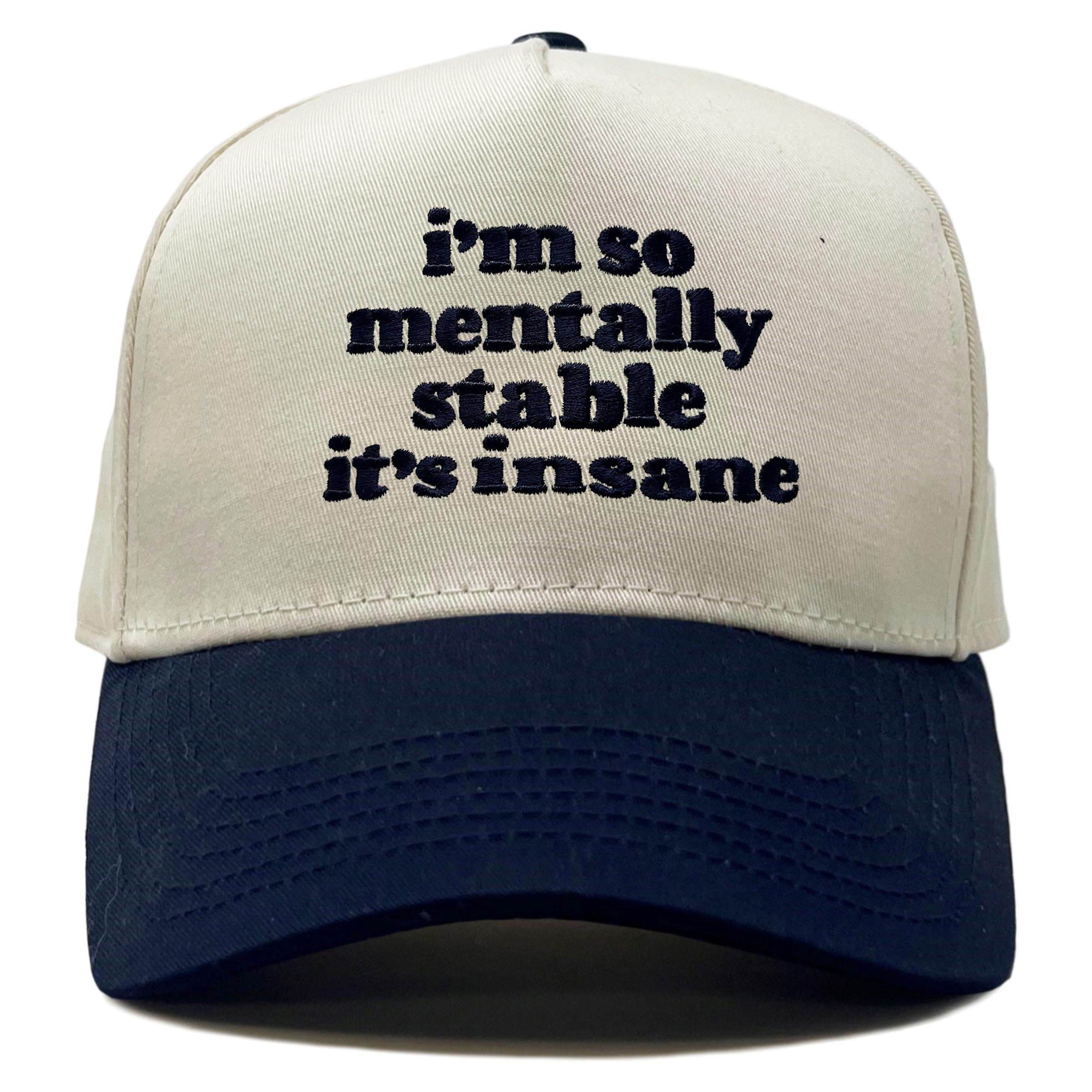 Funky Junque Vintage Canvas Snapback Hat - Adjustable 2 Tone Cap for Men Women - Put It On My, Cowboy, Girl Dad, Funny