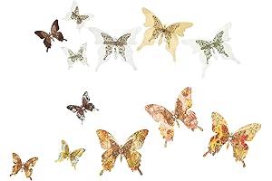 Monarch Butterfly Clips: Enchant Your Space with Floral Elegance