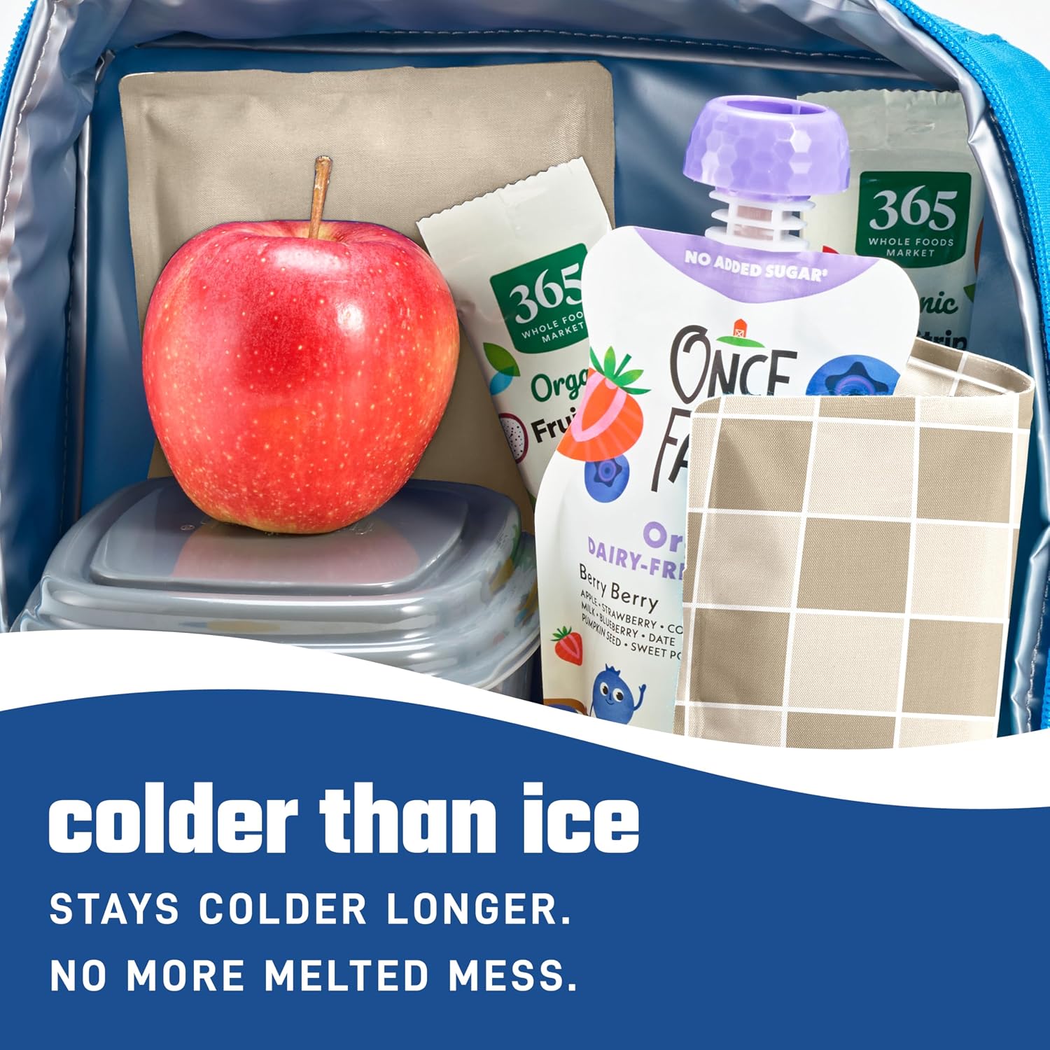 Fit & Fresh Cool Coolers Soft Ice Packs for Lunch Bags & Coolers, 2pk image 2