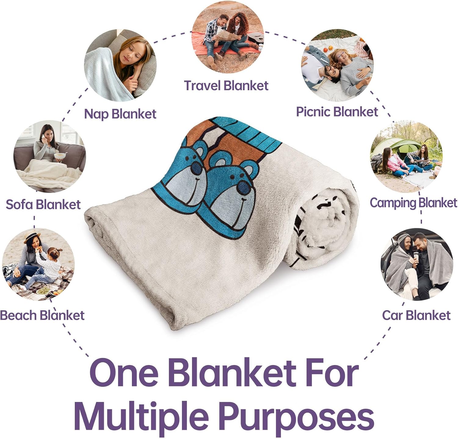 SteadStyle Christmas Dad Gifts from Daughter or Son, Dad Birthday Gifts Blanket, Father Gift for Father's Day, Thanksgiving, Fluffy Blanket for Daddy, 60'' x 50'' (Beige) - Image 7