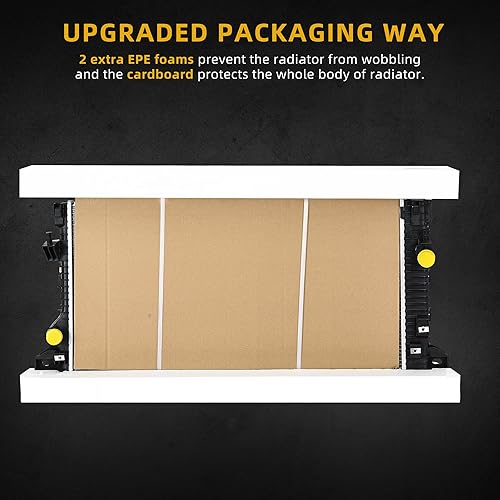 Miniatura 61 de DWVO Radiador compatible con Ford F-150 F-200 F-250 F-250 HD F-350 Bronco 5.0L 5.8L V8 DWRD1083