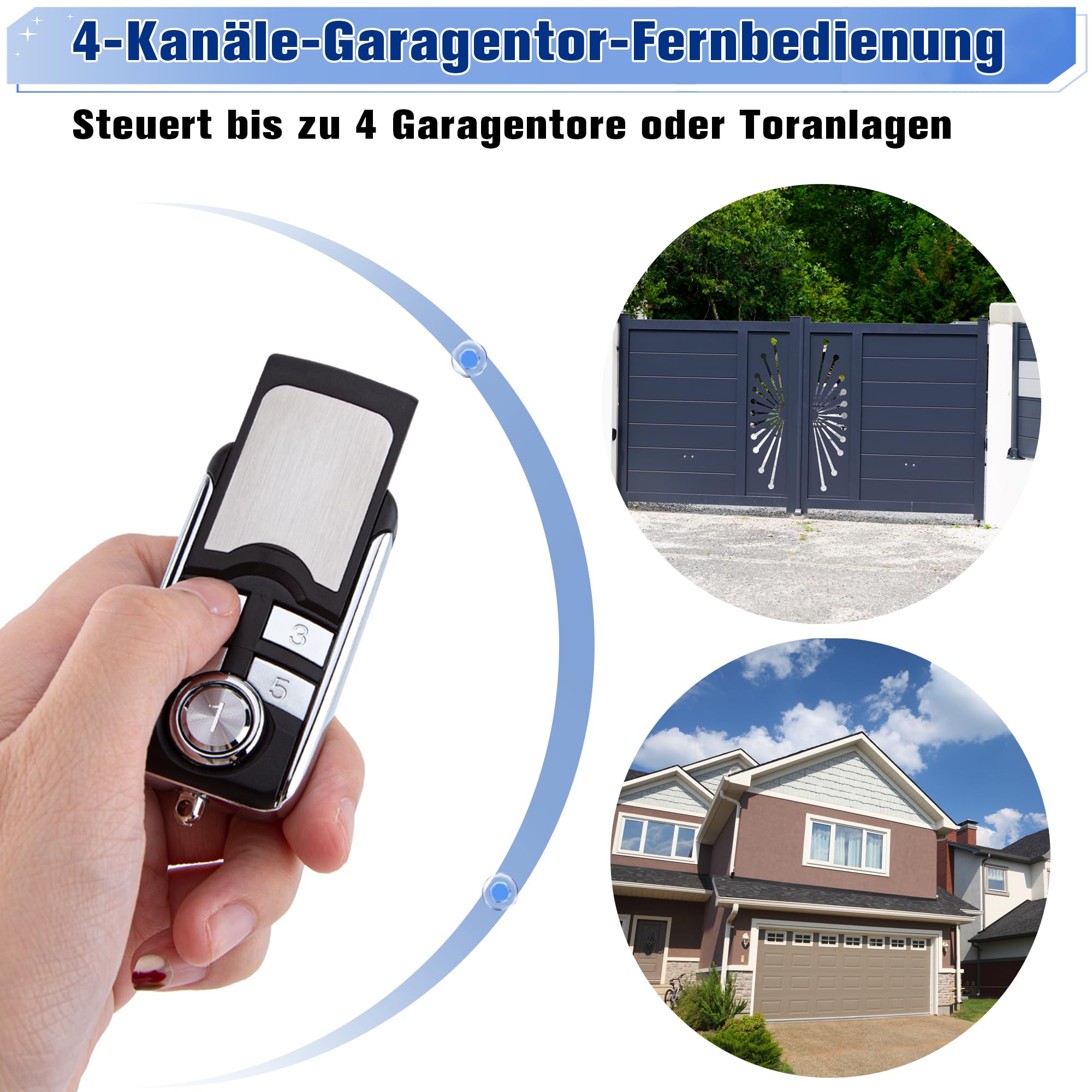 2 Stück Handsender für Hörann HS4-868 HS 2/4 HSE2-868 HS4-868