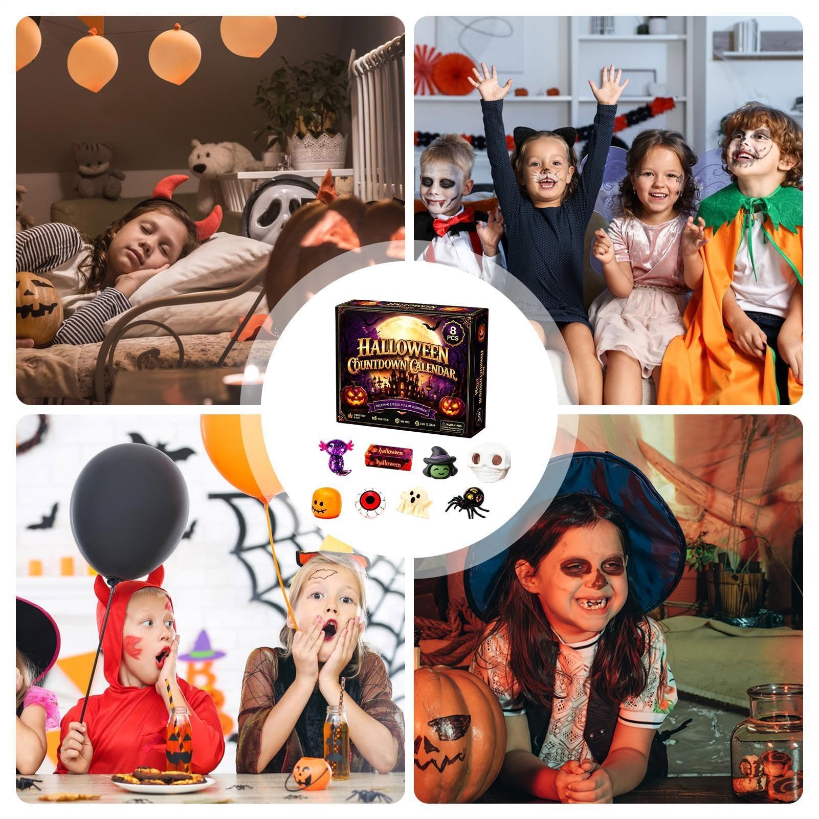 Calendario 'Avvento con conto alla rovescia per Halloween, 8 giorni