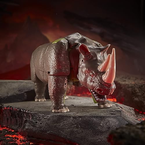 Miniatura 5 de Transformers Toys Generations War for Cybertron: Kingdom Voyager WFC-K27 Rhinox Figura de acción – Niños a partir de 8 años, 7 pulgadas