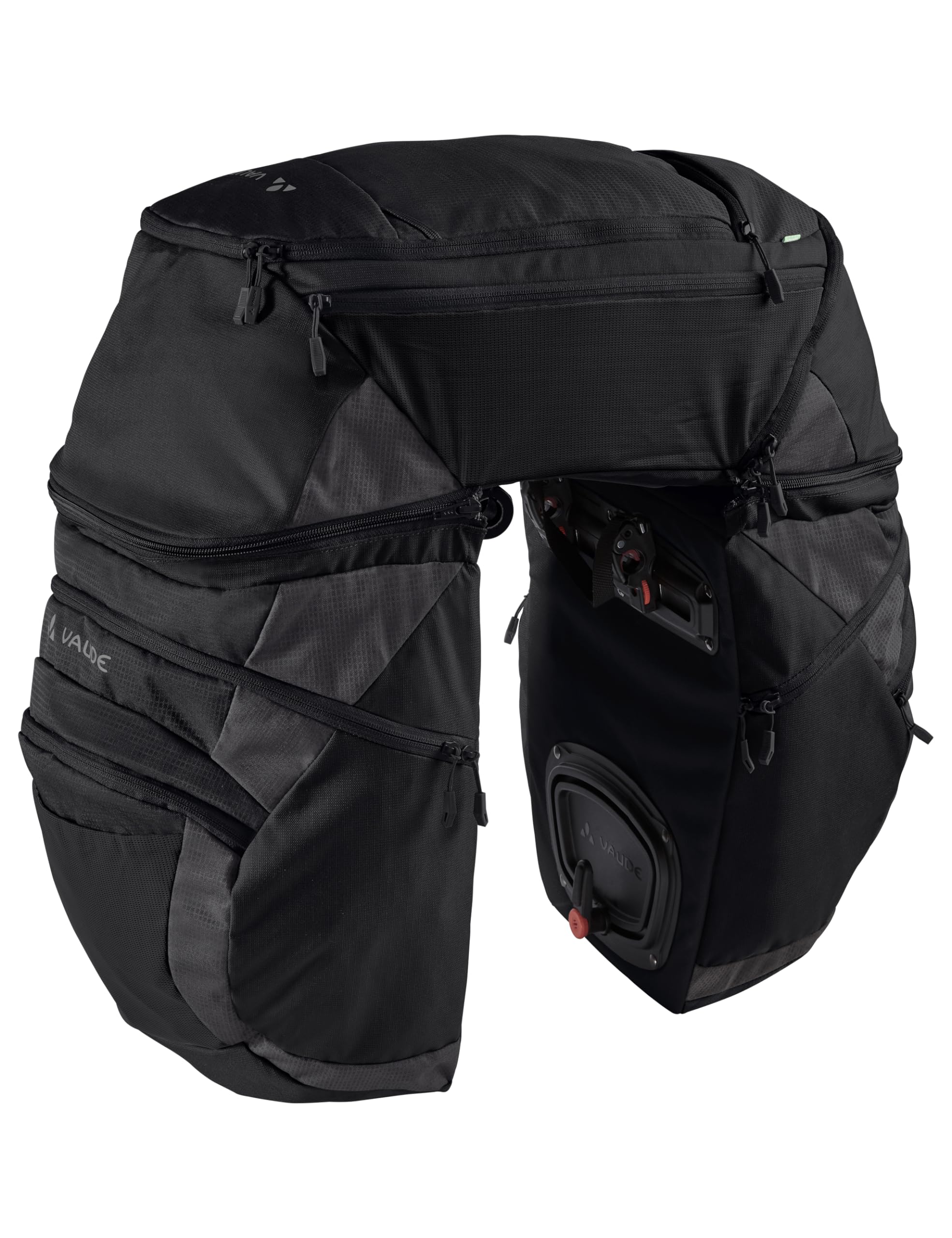 VAUDE Karakorum Pro - Borsa da bicicletta per bicicletta, grande borsa posteriore per bicicletta (68L)