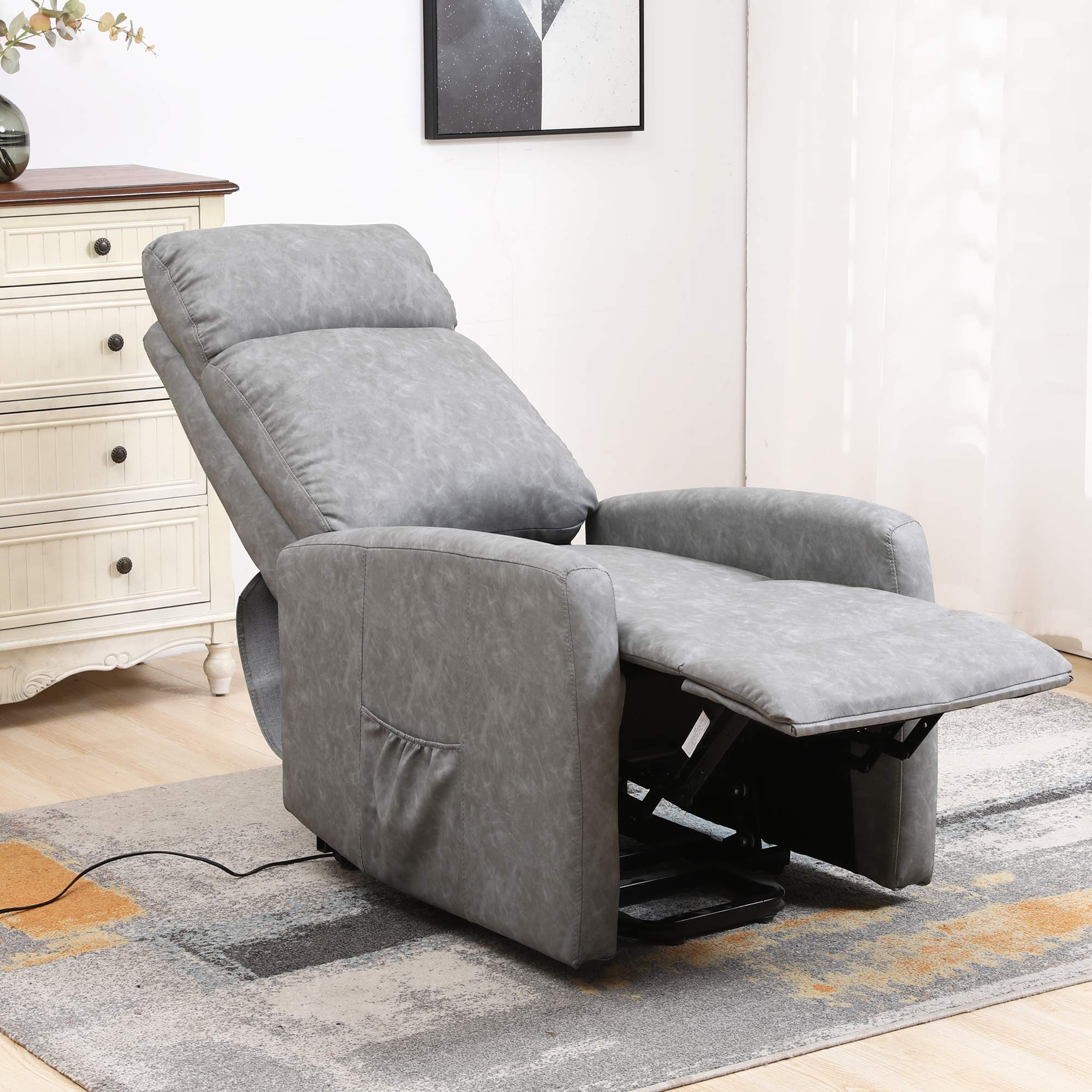 XRHOM Massage Recliner Chair for Elderly Electric Power Lift Chair Sofa