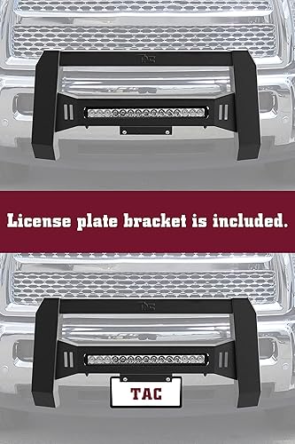 Miniatura 7 de TAC - Barra de toro modular con LED compatible con RAM 1500 2009-2018 | RAM 1500 Classic 2019-2023 (excluye Rebel y Warlock), protector de cepillo