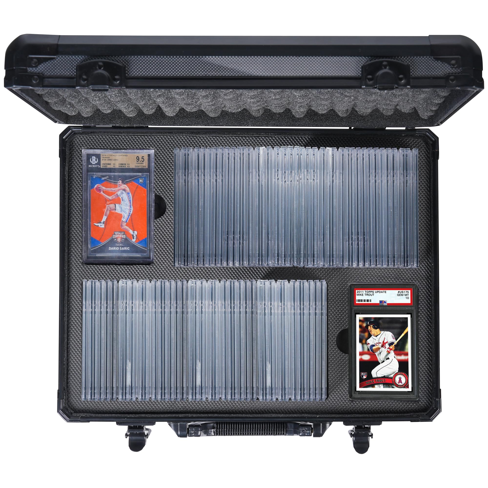D DACCKITGraded Card Storage Box Case Compatible with PSA Slab, Graded Card Case Fits PSA, CSG, BGS, CGC, SGC